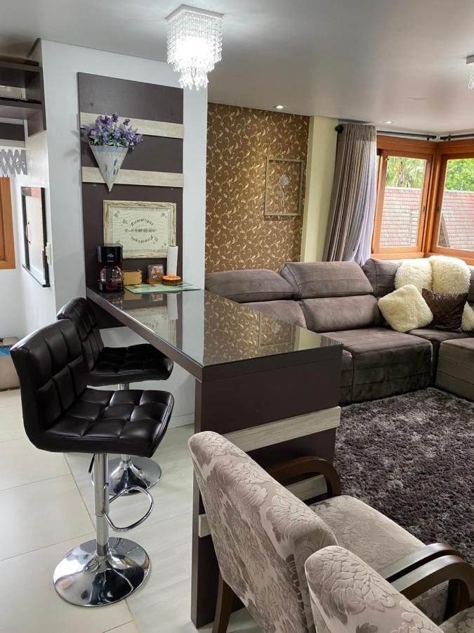 Apartamento Em Gramado - Solar Da Encosta Apartman Kültér fotó