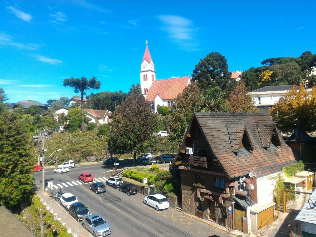 Apartamento Em Gramado - Solar Da Encosta Apartman Kültér fotó